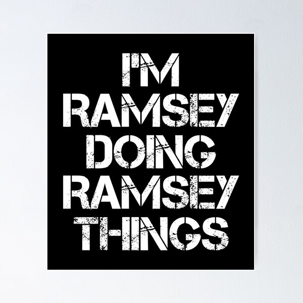 Item preview, Ramsey Name T Shirt - I'm Ramsey Doing Ramsey Things Name Gift Item Tee designed and sold by ccombercor.