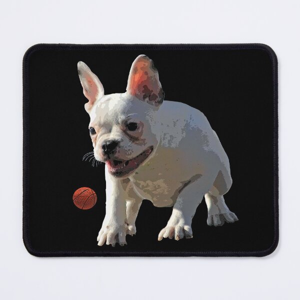 Item preview, WHITE DOG PLAYING BALL designed and sold by Astralia.