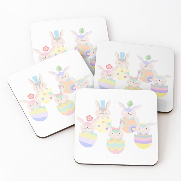 Item preview, Pastel Color Bunnies designed and sold by MellowDrawing.