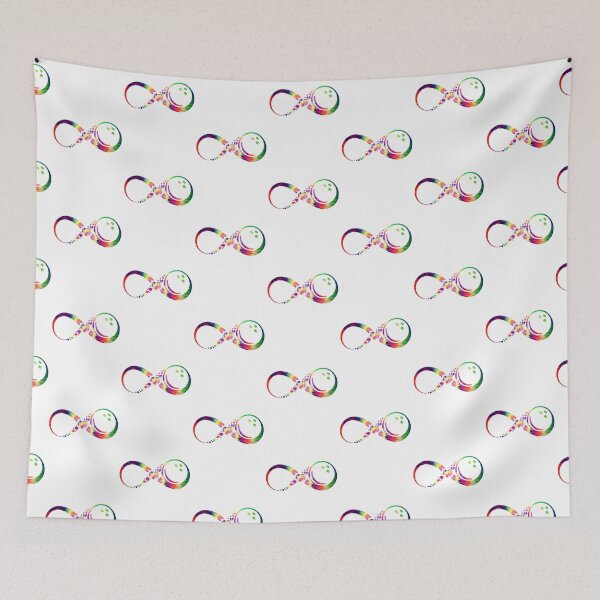 Item preview, Bowling Infinity tie dye designed and sold by loveislovestore.