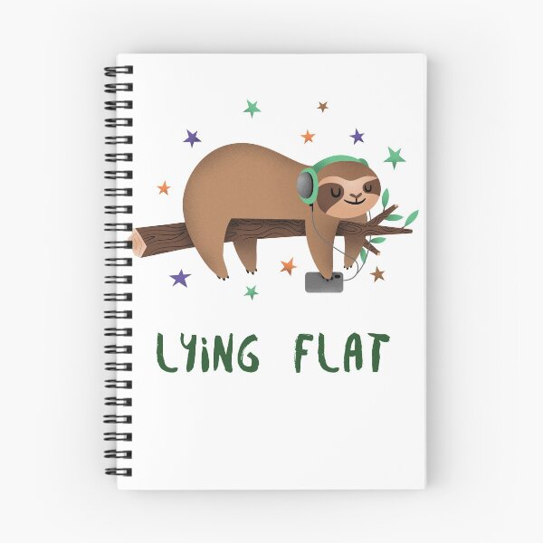 Item preview, Lying Flat, Tang Ping, Happy Sloth Take It Easy designed and sold by Purrfecta.