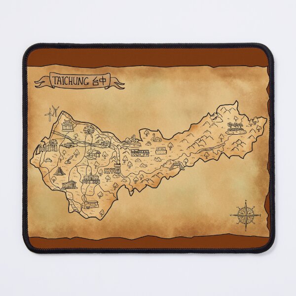 Item preview, Digital Vintage Map of Taichung (台中地圖) designed and sold by Sheridan T.