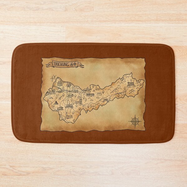 Item preview, Digital Vintage Map of Taichung (台中地圖) designed and sold by Sheridan T.