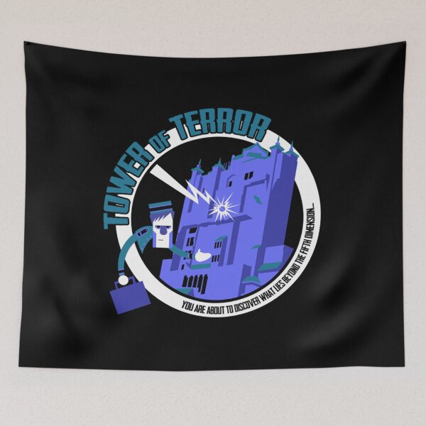 Item preview, Tower Of Terror T-ShirtTower of Terror - Blue designed and sold by CooDide.
