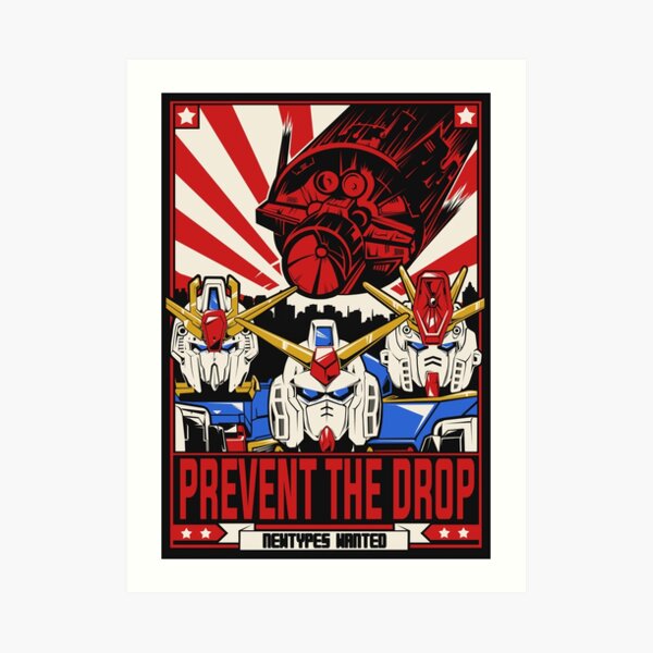 Prevent the Drop Art Print