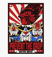 Prevent the Drop Photographic Print
