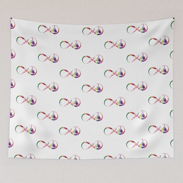 Item preview, Boxing Infinity tie dye designed and sold by loveislovestore.