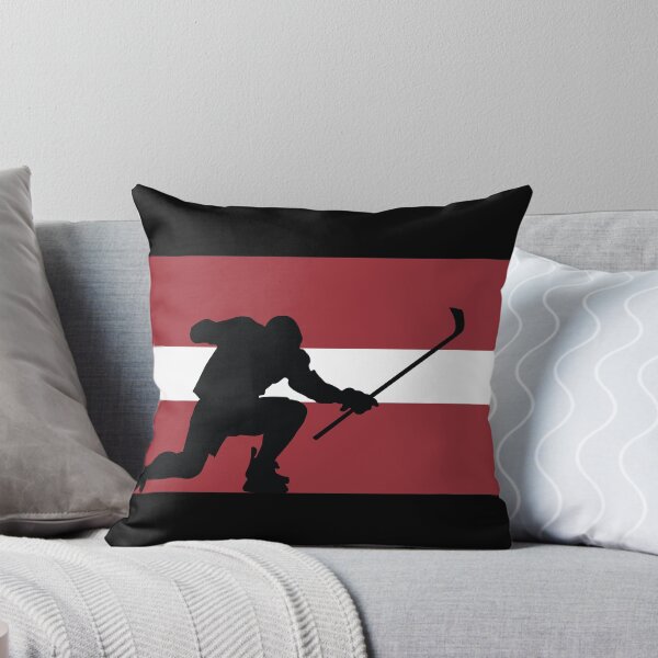 Item preview, Latvia Ice Hockey Silhouette Celebration  designed and sold by CanvasTee.