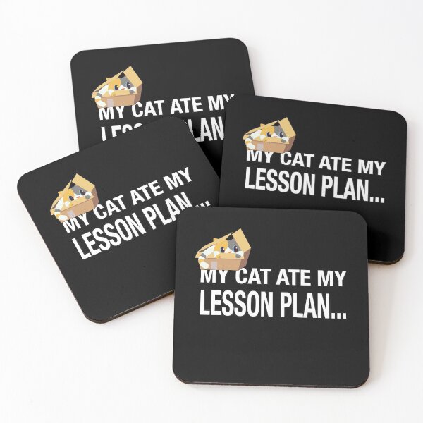 Item preview, My cat ate my lesson plan designed and sold by NadyaCC.