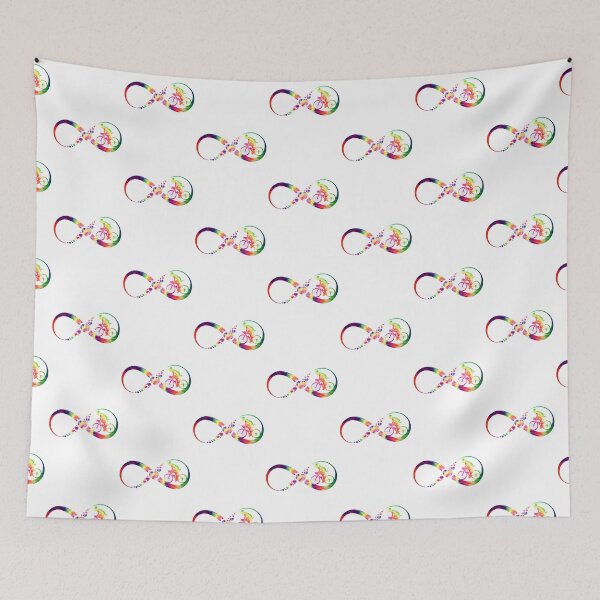 Artikelvorschau, Radfahren Infinity Batik entworfen und verkauft von loveislovestore.