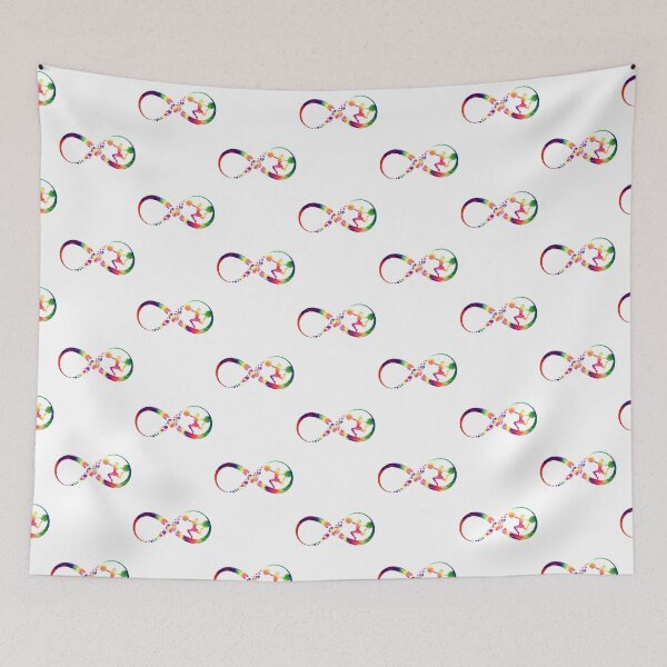 Item preview, Cheerleading Infinity tie dye designed and sold by loveislovestore.