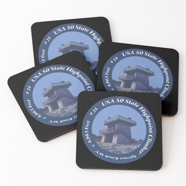 Item preview, Spruce Knob WV 24 of 50 States Highpoint Climbers  designed and sold by janraydesigns.