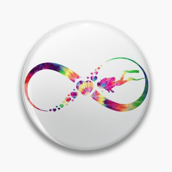 Item preview, Diving Infinity tie dye designed and sold by loveislovestore.