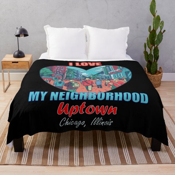 Item preview, I Love My Neighborhood Uptown Chicago - Community Pride designed and sold by artfulnotebook.