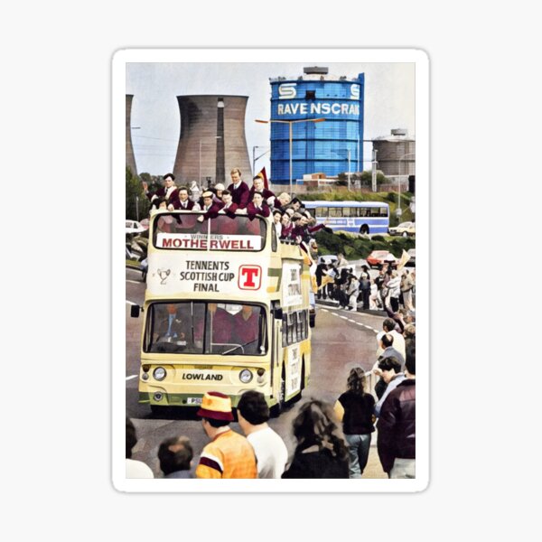 Item preview, Motherwell Cup Winners digital painting designed and sold by AndythephotoDr.