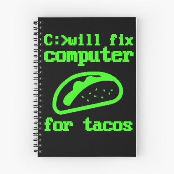 Item preview, Will fix computer for tacos - programmer - nerd culture- black and green designed and sold by hasbeenz.