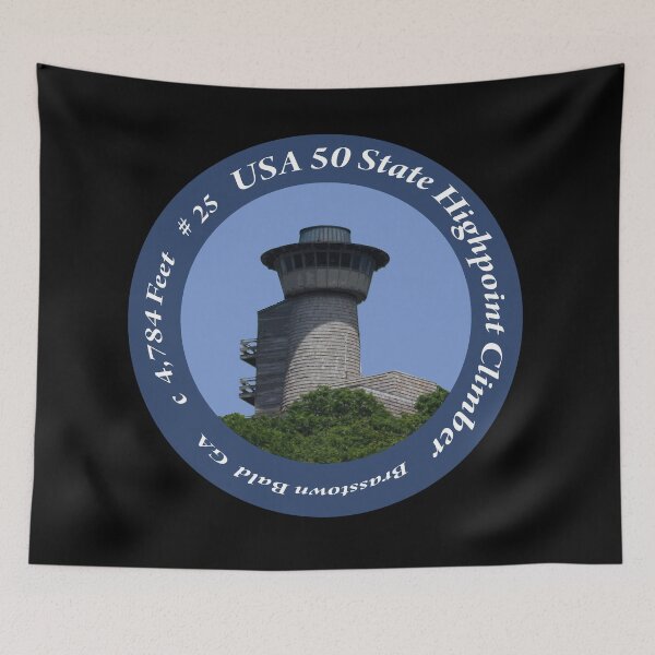 Item preview, Brasstown Bald GA 25 of 50 States Highpoint Climbers  designed and sold by janraydesigns.