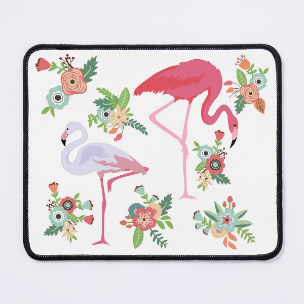 Item preview, Pink Flamingo Flowers designed and sold by GL Digital Artwork .
