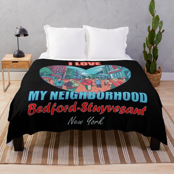Item preview, I Love My Neighborhood Bedford-Stuyvesant New York - Community Pride designed and sold by artfulnotebook.