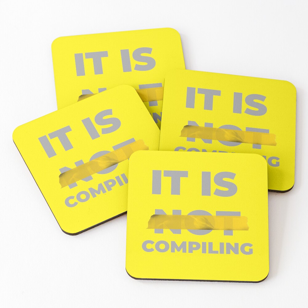 Item preview, Coasters (Set of 4) designed and sold by ComputerGeeksTs.