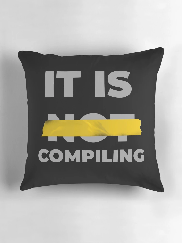Thumbnail 3 of 4, Pillow, Computer Geek Compiling designed and sold by ComputerGeeksTs.