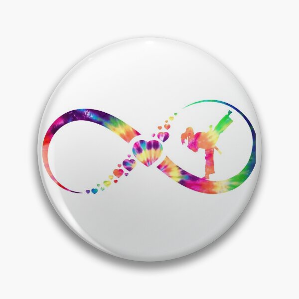 Item preview, Karate Infinity tie dye designed and sold by loveislovestore.