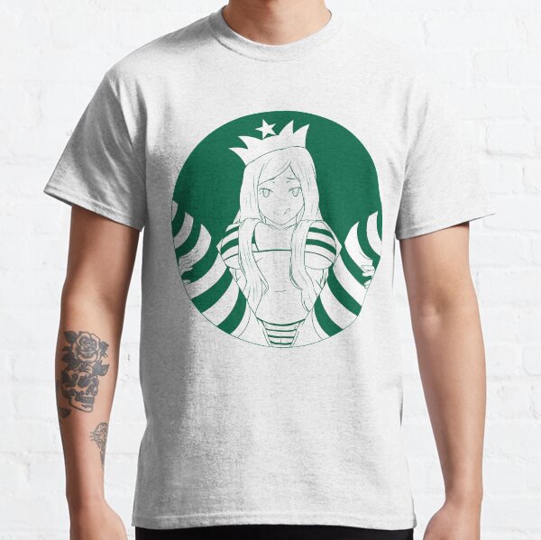- Anime Girl obscène - Design inspiré de Starbucks Sticker T-shirt classique
