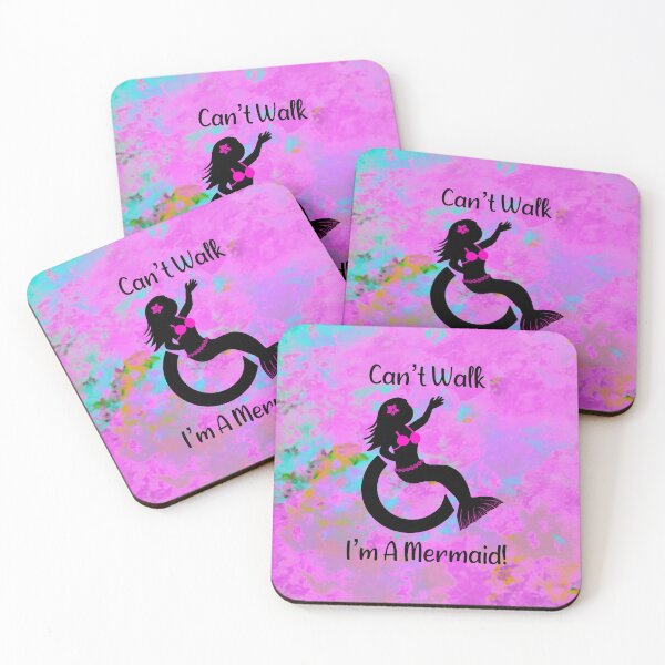 Item preview, Wheelchair Mermaid with Background  designed and sold by EmyBeeDesigns.