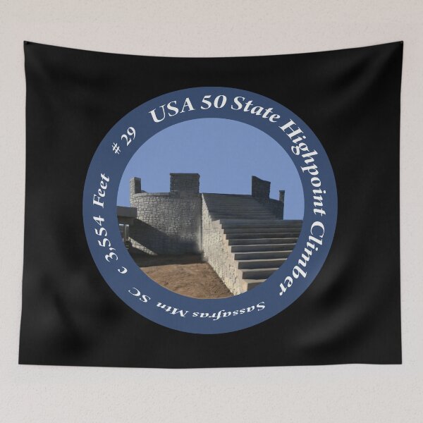 Item preview, Sassafras Mtn SC 29 of 50 States Highpoint Climbers  designed and sold by janraydesigns.