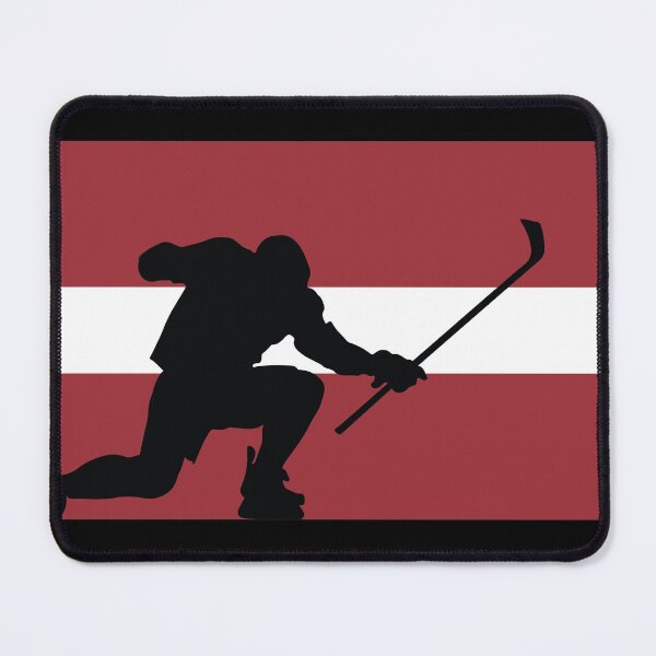 Item preview, Latvia Ice Hockey Silhouette Celebration  designed and sold by CanvasTee.