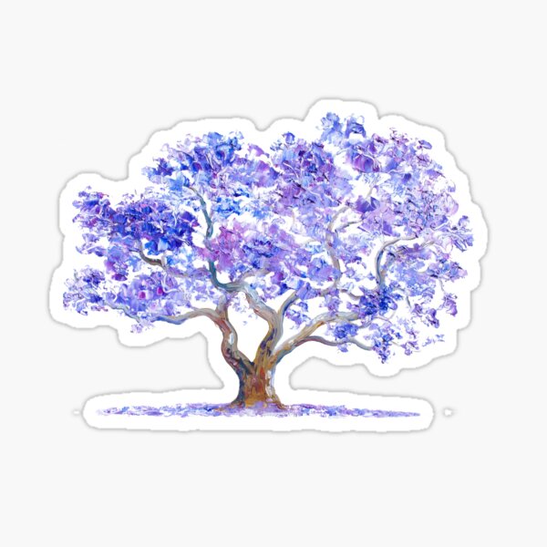 Jacaranda Tree Sticker