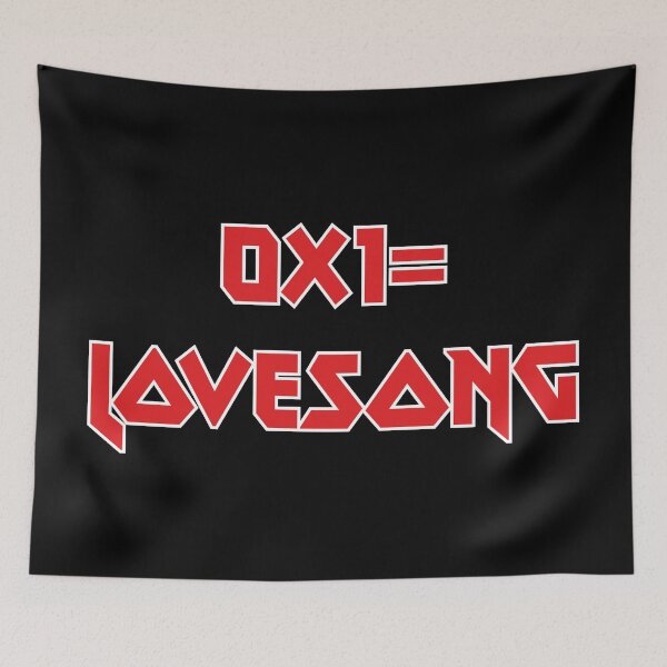 Item preview, TXT 0x1 lovesong heavy metal text designed and sold by Morcawork.