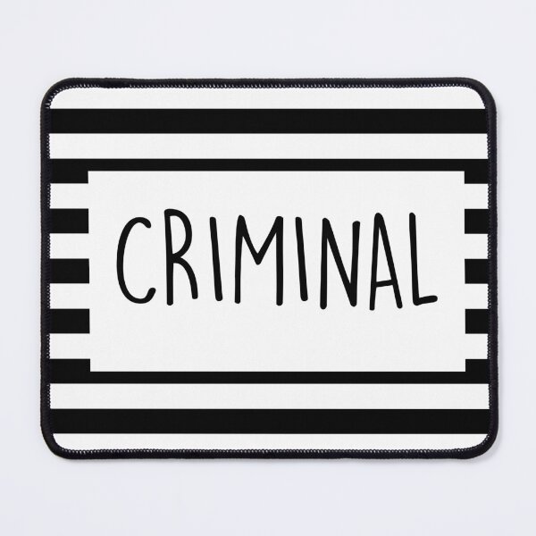 Item preview, criminal banner design designed and sold by Amapolastore.