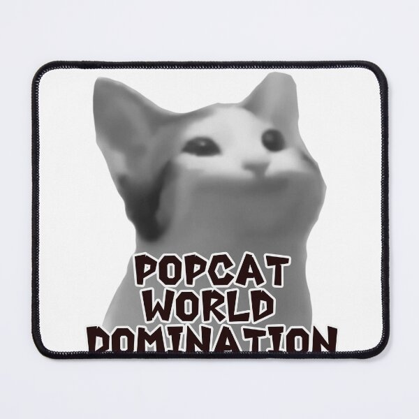 Item preview, Popcat world domination black and white designed and sold by TwaN97.