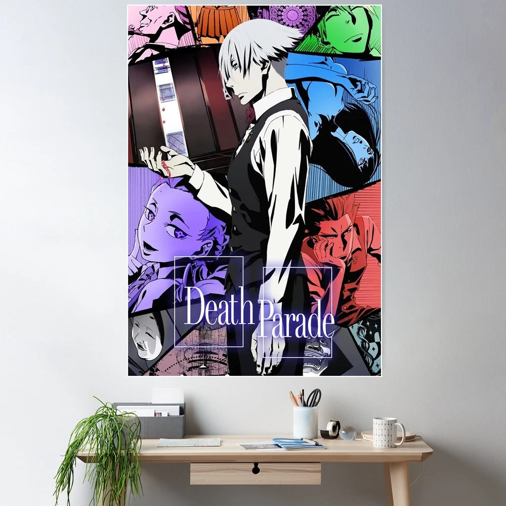 Death Parade Anime Wall Poster Scroll Home Decor Cosplay