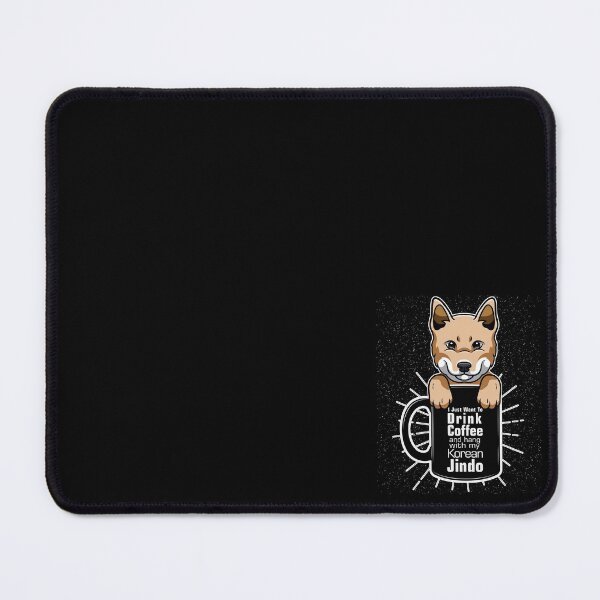 Item preview, Beautiful design perfect for korean jindo owners who loves coffee and dogs. It can be also given as a national dog day(August 26), international coffee day(October designed and sold by PlusPlayStore.