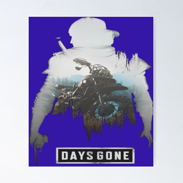 Days Gone Video Game Rare Promo Mini Poster Framed PS4