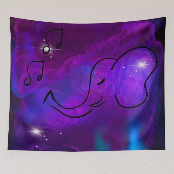 Item preview, Galaxy elephant designed and sold by MysticalCha.