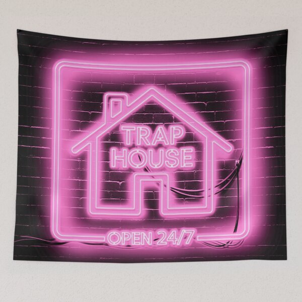 Item preview, Trap House Light Pink designed and sold by GlowinUp Shop.