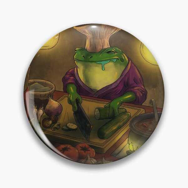 Item preview, Frog Chef designed and sold by DingHuArt.