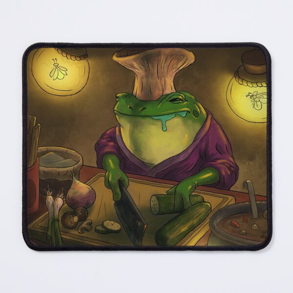 Item preview, Frog Chef designed and sold by DingHuArt.