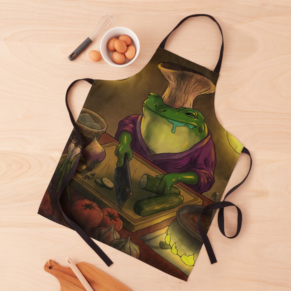 Frog Chef Apron