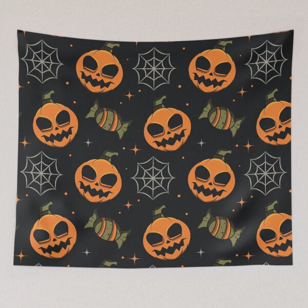 Item preview, Halloween Pumpkin Pattern designed and sold by EVERTEESLOVER.