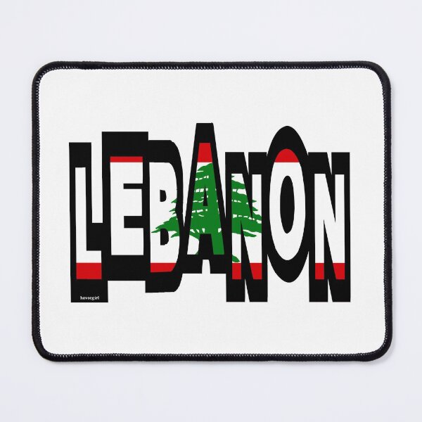 Item preview, Lebanon Font With Lebanese Flag designed and sold by Havocgirl.