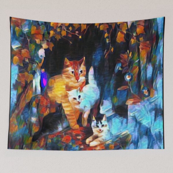 Item preview, Curious Cats designed and sold by patternprint1.