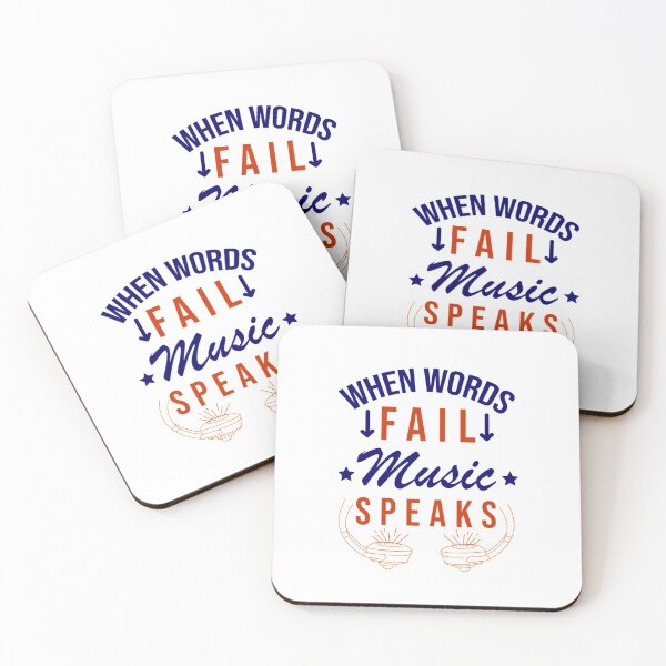 Item preview, When Words Fail, Music Speaks designed and sold by Daluyong.