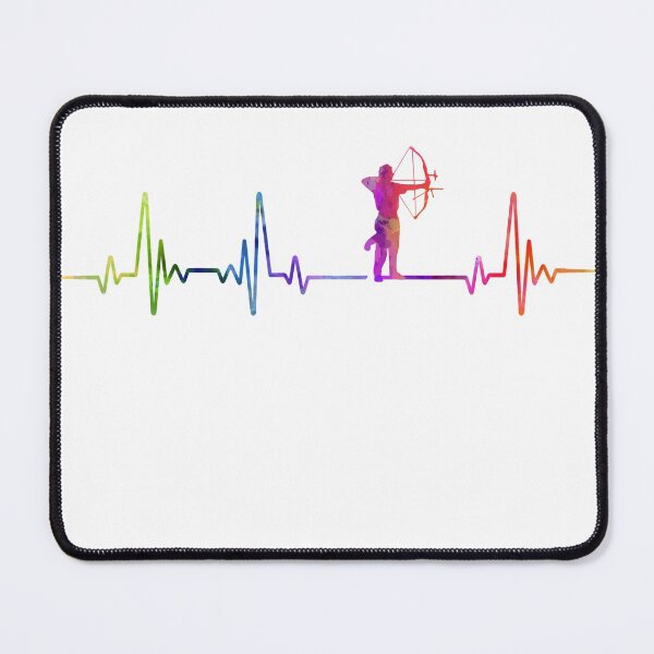Item preview, Archery heartbeat watercolor designed and sold by loves789.