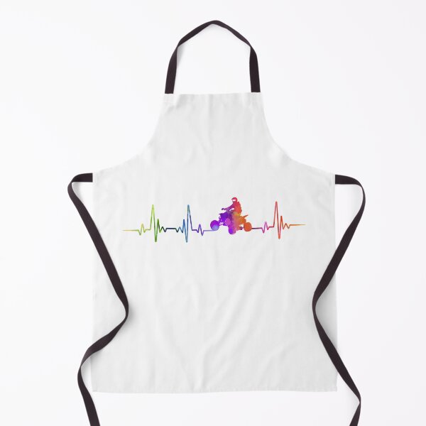 Item preview, ATV bicycle heartbeat watercolor designed and sold by loves789.