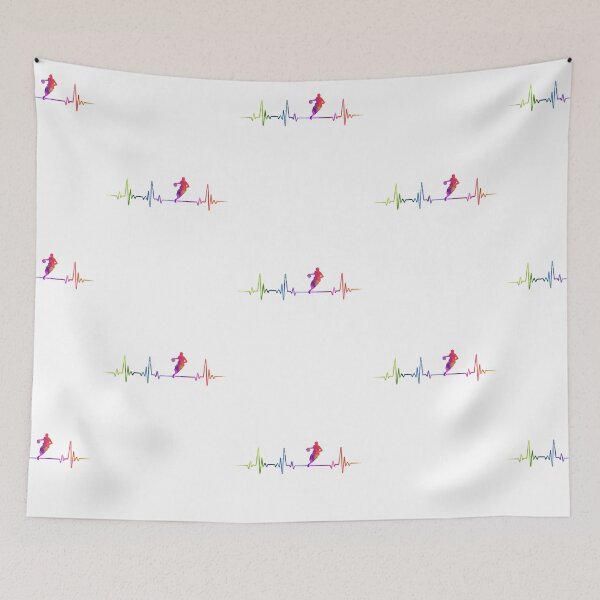 Item preview, Basketball heartbeat watercolor designed and sold by loves789.