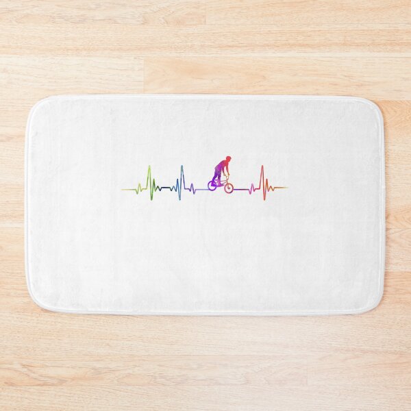 Item preview, BMX heartbeat watercolor designed and sold by loves789.